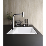 Yoshimoto HS950-HX 91厘米 日本廚房鋅盆 (白色)